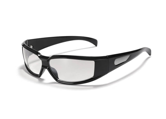 Occhiali da sole neri modello zurcih vista frontale ussess