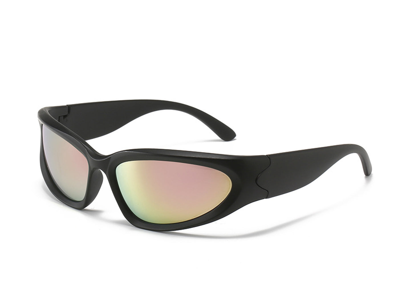 Occhiali da sole neri modello Antwerpen vista frontale ussess
