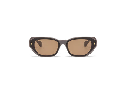 Occhiali da sole neri modello Brixton Main vista frontale ussess