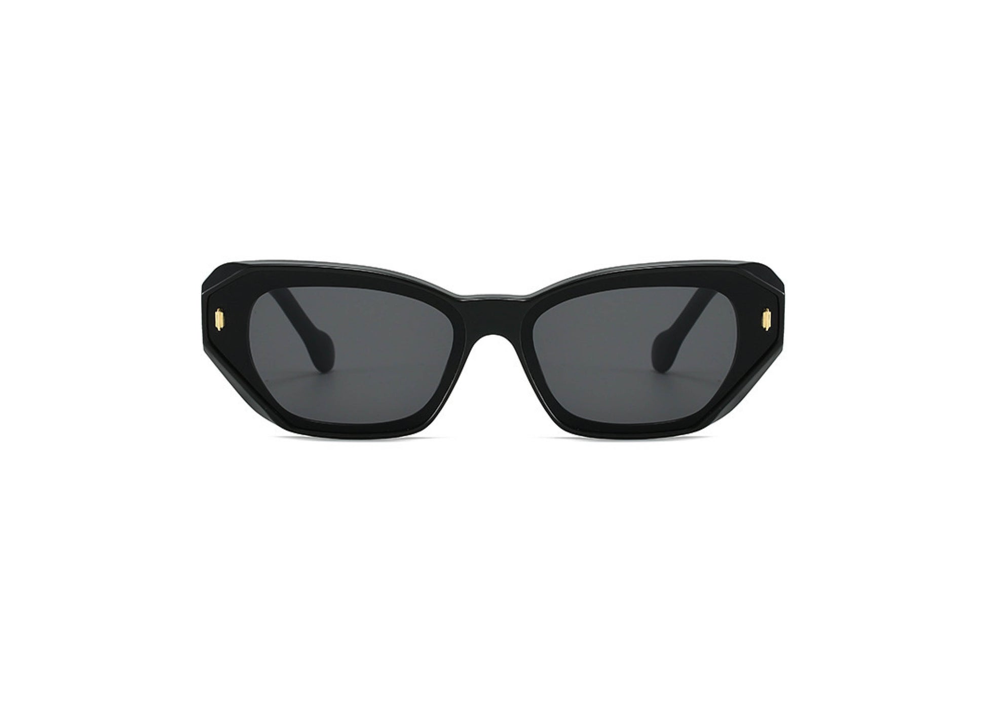 Occhiali da sole neri modello Brixton Main vista frontale ussess