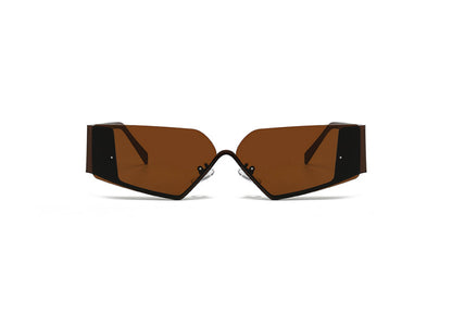 Occhiali da sole neri modello Brixton X vista frontale ussess
