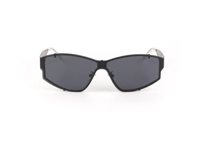 Occhiali da sole neri modello bruxelles base vista frontale ussess