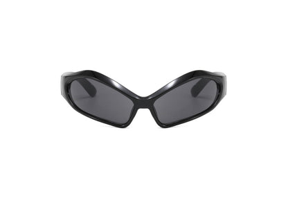 Occhiali da sole neri modello Alien Berlin vista frontale ussess