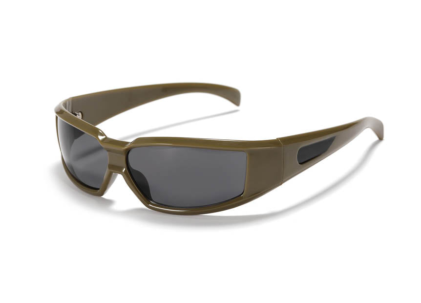 Occhiali da sole neri modello zurcih vista frontale ussess